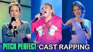 Pitch Perfect Cast Rapping Anna Kendrick amp Rebel Wilson [upl. by Allisirp]