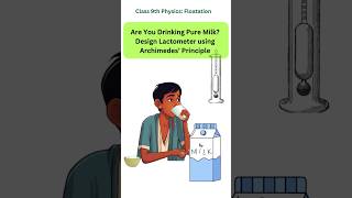 Class 9 Science  Design Lactometer using Archimedes Principle  Gravitation amp Floatation [upl. by Eislek323]