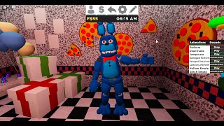 Freddys Ultimate Roleplay  OC Creator  Unwithered Bonnie [upl. by Gnaig]