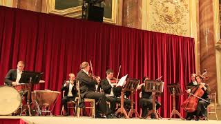 Orchestra playing Johann Strauss Seniors Radetzky march at the Palais Liechtenstein Vienna [upl. by Elocaj]