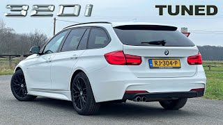 BMW 320i F31 Touring  REVIEW on Autobahn [upl. by Yvonner]