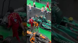 Alonso being helped out of his car after the race  F1 Brazil 2024 [upl. by Gnel]