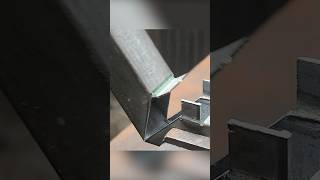 Metal tube easy 90 degree joint Metal joint idea [upl. by Nosnevets]