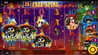 BIG SLOT WIN 🎰 Huge 1800x spin  Esqueleto Mariachi slot 🌵💰 [upl. by Olathe]