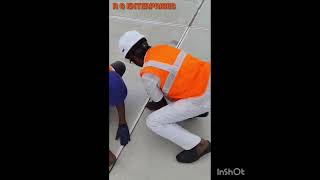 Polysulphide Sealant Application videogroove filling application construction viral trending [upl. by Fates]