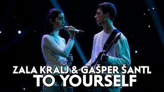 ZALA KRALJ amp GAŠPER ŠANTL  SEBI SLOVENIA EUROVISION 2019  TRANSLATION [upl. by Zoara]