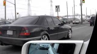 1999 C230 Kompressor with Magnaflow Muffler old set up [upl. by Aisatal]