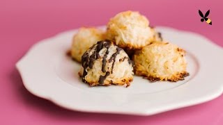 Coconut Macaroons Recipe  HoneysuckleCatering [upl. by Garris521]