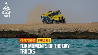 Trucks Top moments  Prologue  Dakar2023 [upl. by Oinotnas]