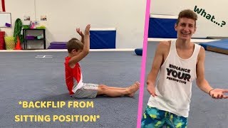 CRAZY GAME OF FLIP sitting backflip [upl. by Jourdan]