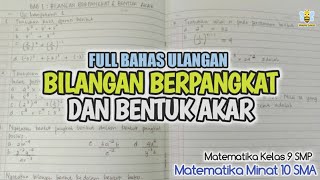 PEMBAHASAN ULANGAN BILANGAN BERPANGKAT DAN BENTUK AKAR [upl. by Enyak]