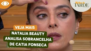 Natalia Beauty analisa sobrancelha de Catia Fonseca quotTom frioquot [upl. by Lawan]