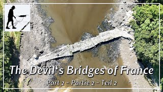 Ponts du Diable Devils bridges Aber Wrach Pont Krach France  on foot and with drone [upl. by Premer885]