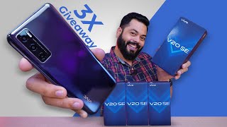 vivo V20 SE Unboxing And First Impressions  3x Giveaway ⚡ 32MP Selfie 48MP Camera amp More [upl. by Namref257]