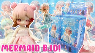 Lets Open 6 MERMAID BJD Blind Boxes from KikaGoods ANTU TIDAL SECRET LANGUAGE BALL JOINTED DOLLS [upl. by Atsirhcal]