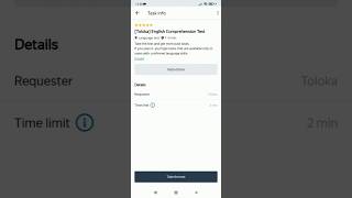 🔥Toloka English Comprehension Test 2024 🔥 Payment proof 💲😍Subscribe subscribe toloka [upl. by Yevrah]