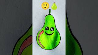 🙂🍐 Creative emoji mixing drawings emojiartart satisfying painting coloring [upl. by Mansur]