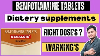 Benfotiamine tablet uses in hindi  Thiamine hydrochloride tablets  Benalgis tablet 100 mg [upl. by Qidas]