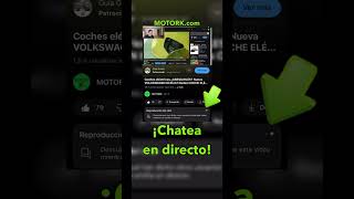 Como chatear en directo en YouTube MOTORK automobile cocheselectricos motork motorkelectrico [upl. by Idnac685]