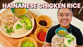 Pressure Cooker Hainanese Chicken Rice Fast and Easy [upl. by Llireva430]