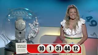 LOTTO 6aus49Gewinnzahlen von Samstag 03082024 [upl. by Orlov]