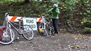 Mount Rainier Experience  Biking the Westside Road [upl. by Ativet]