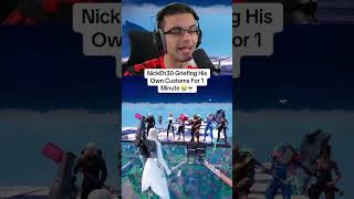 Nickeh 30 blows up his customsfunny nickeh30 fortnite smallyoutuber foryou [upl. by Mohammad913]