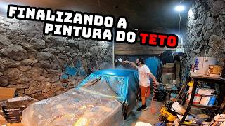 10º EPISODIO PREPARANDO E PINTANDO O TETO DO CARRO OLHA O RESULTADO [upl. by Ennayhs404]