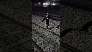 Walking on Railway track railway walking track instrumental automobile funny nationalday [upl. by Alidus]