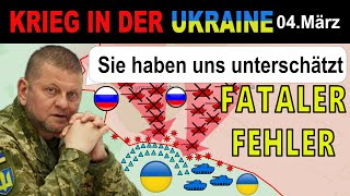 04MÄRZ AUTSCH  Russischer Flankenangriff SCHEITERT KLÄGLICH  UkraineKrieg [upl. by Berfield]