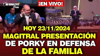 🔴¡EN VIVO MAGISTRAL PRESENTACIÓN DE RAFAEL LÓPEZ ALIAGA EN DEFENSA DE LA FAMILIA HOY 23 NOVIEMBRE [upl. by Naerad237]