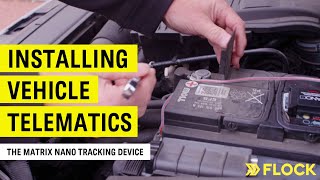 Installing Telematics in your Vehicle  The Matrix Nano Tracking Device OBD [upl. by Idden]