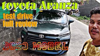 Toyota Avanza 2023 Model  full review and Drive testprice for installment [upl. by Yankee967]