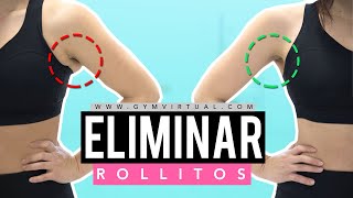 Eliminar los ROLLITOS de grasa debajo de la axila  Ejercicios para brazos bonitos y fuertes [upl. by Eciryt903]