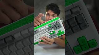 comprei um teclado gamer com parte de LEGO kk… epomaker brick 87 viral keyboard shorts [upl. by Bee]