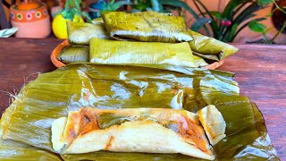 TAMALES DE MASA RANCHEROS CON COSTILLA DE PUERCO ESTILO VERACRUZ [upl. by Eiroc]