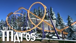 Planet Coaster  Maros Part 1  WinterThemed Floorless Coaster [upl. by Edson]