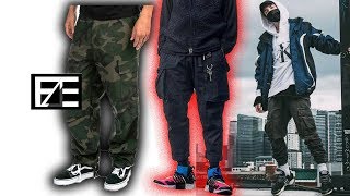 ✂ BAGGY CARGOPANTS TO CARGO TECH PANTS POCKETS FOR DAYS   Lets SEW S3 EP 6 [upl. by Drogin]