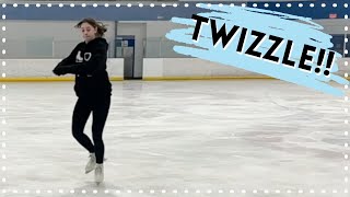 How To Do A Twizzle  Figure Skating Tutorial [upl. by Ecaroh]