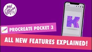 Procreate Pocket 3 Review  all new features explained [upl. by Anayt]