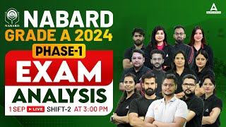 NABARD Grade A Analysis 2024  NABARD Grade A Phase 1 Analysis 2024  NABARD Exam Analysis 2024 [upl. by Teece]