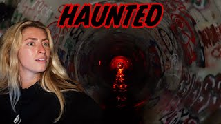 Investigating a HAUNTED Underground Tunnel  Human Experiment Tunnel [upl. by Annaliese963]