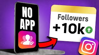 How To Get More Followers On Instagram Without Any App [upl. by Zelten863]