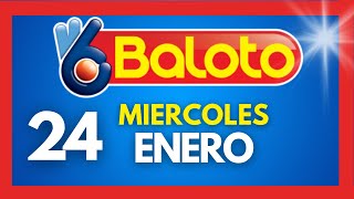 Resultados del BALOTO REVANCHA del MIERCOLES 24 de enero de 2024 💫✅💰 [upl. by Thilda220]