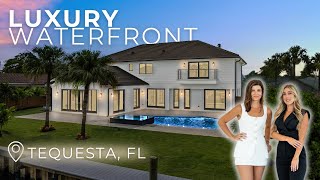 Check Out This Mustsee Luxury Waterfront Home In Tequesta  Newly Remodeled [upl. by Muire]