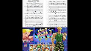 악보 楽譜 스트리트 파이터2 가일 테마 악보로 만들어 보았습니다 Street Fighter II Guile Theme Sheet Music [upl. by Ezarra44]