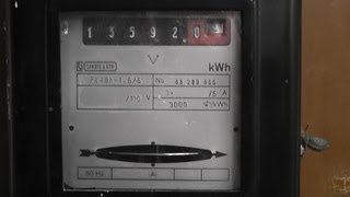 Landis amp Gyr FL18h TwoWattmeter [upl. by Aihsekat]