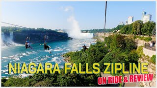 Wildplay Niagara Falls Zipline to the Falls Experience amp Review [upl. by Ardnuas]