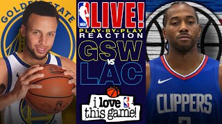 🔴LIVE WARRIORS vs CLIPPERS NBA Full Game PlayByPlay Reaction │ NBA PreSeason │ October 6 2024 [upl. by Adnyleb]