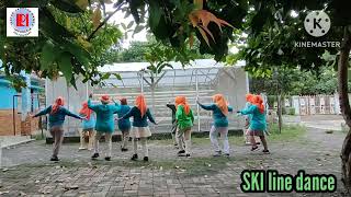 Cumbia semanalinedanceChoreo by Ira WeisburdAUSDemo by SKI linedance [upl. by Lazes]